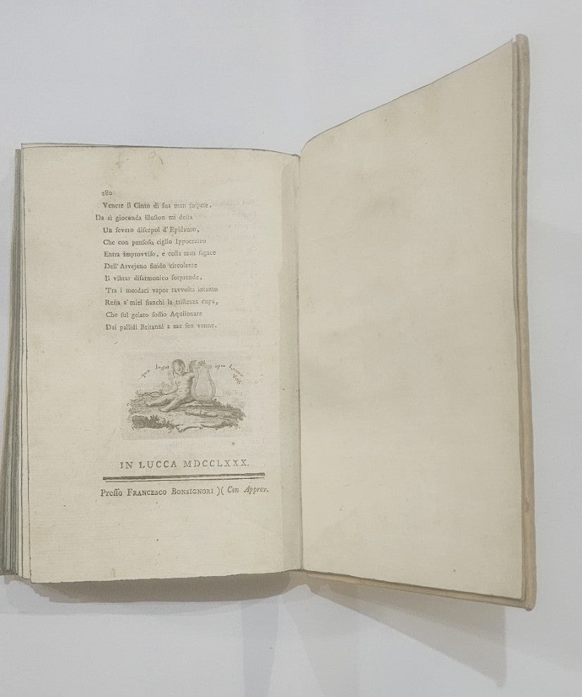 Sciolti Del Cavaliere Giuseppe Colpani Di Brescia. Presso Francesco Bonsignori 1780