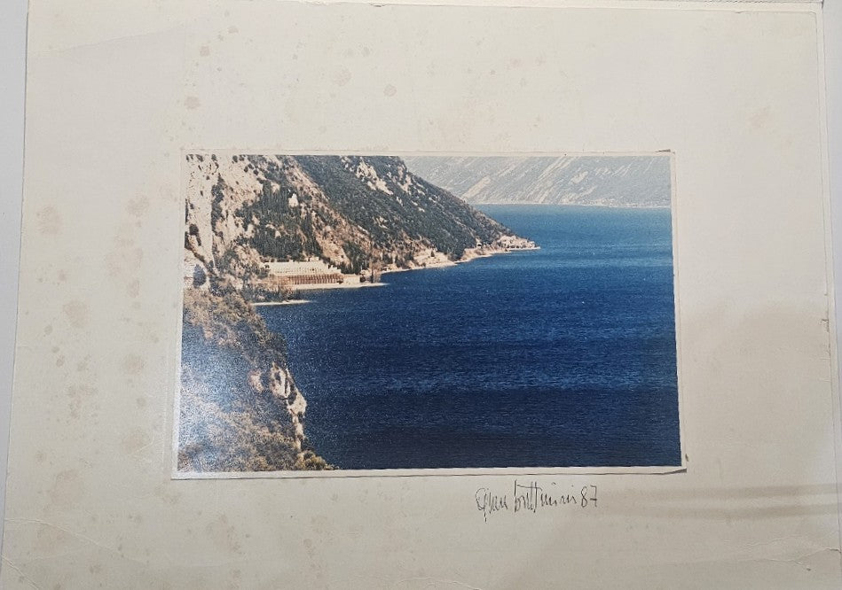Fotografia "scorcio del Lago di Garda" di Gian Butturini 1987