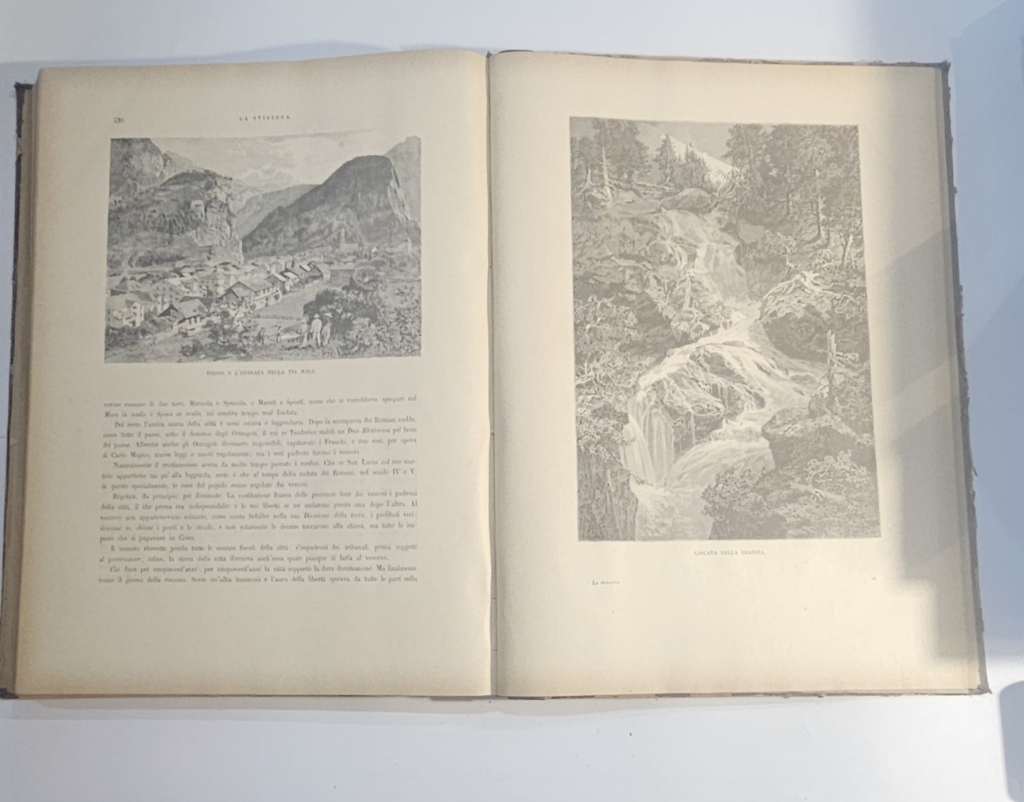 La Svizzera descritta da Voldemaro Kaden con illustrazioni di Alessandro Calame, Arturo Calame ed altri celebri artisti