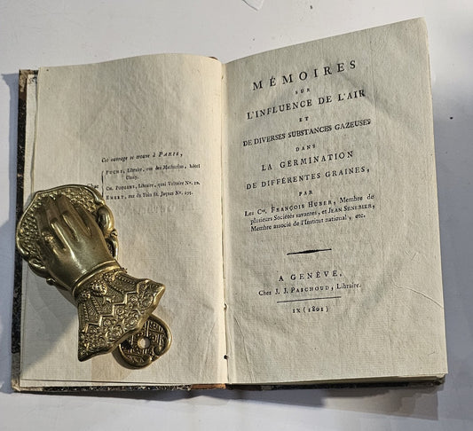 Memoires Sur L'influence De L'air Et De Diverses Substances Gazeuses Dans La Germination De Differentes Graines