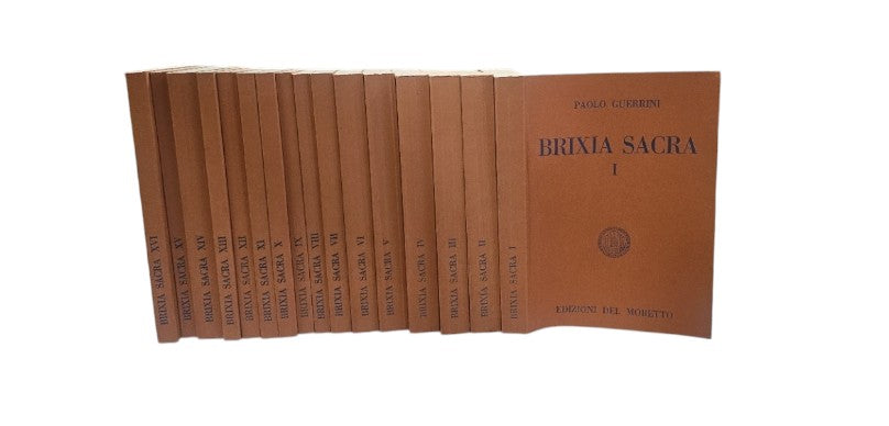 Brixia sacra di Paolo Guerrini 16 vol. Opera completa