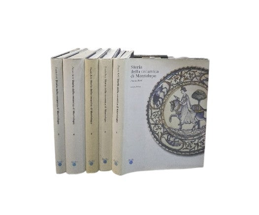 Storia della ceramica di Montelupo - uomini e fornaci in un centro di produzione dal XIV e XVIII secolo 5 volumi
