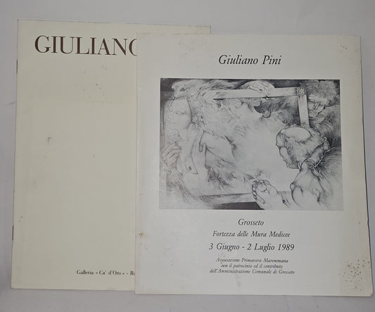 Giuliano Pini tre brochure - IOLIBROCARMINE