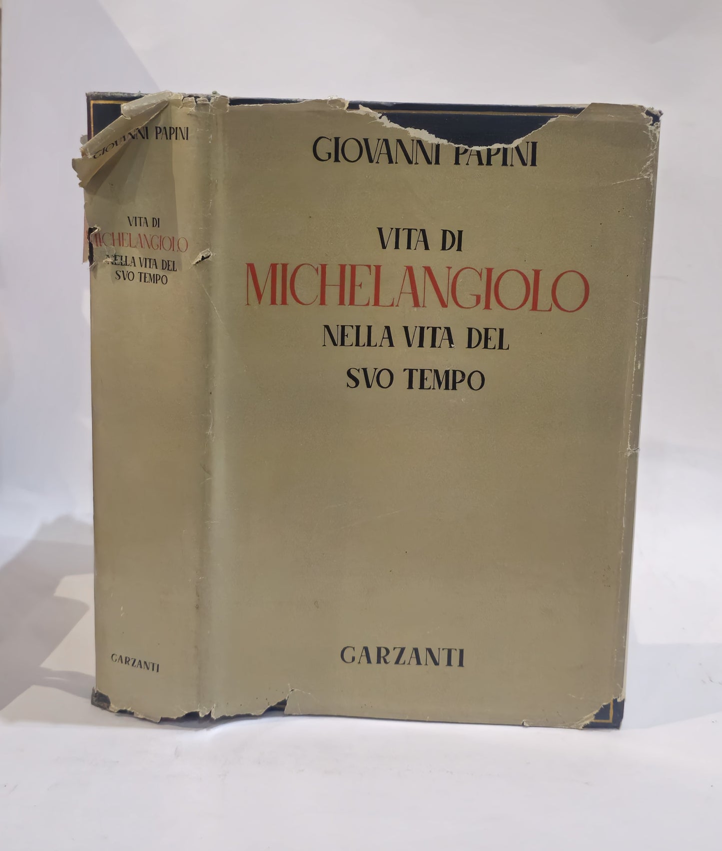 Vita di Michelangiolo nella vita del suo tempo di Giovanni Papini - IOLIBROCARMINE