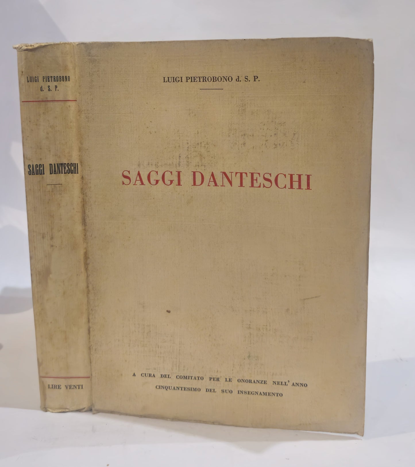 Saggi danteschi di Luigi Pietrobono - IOLIBROCARMINE