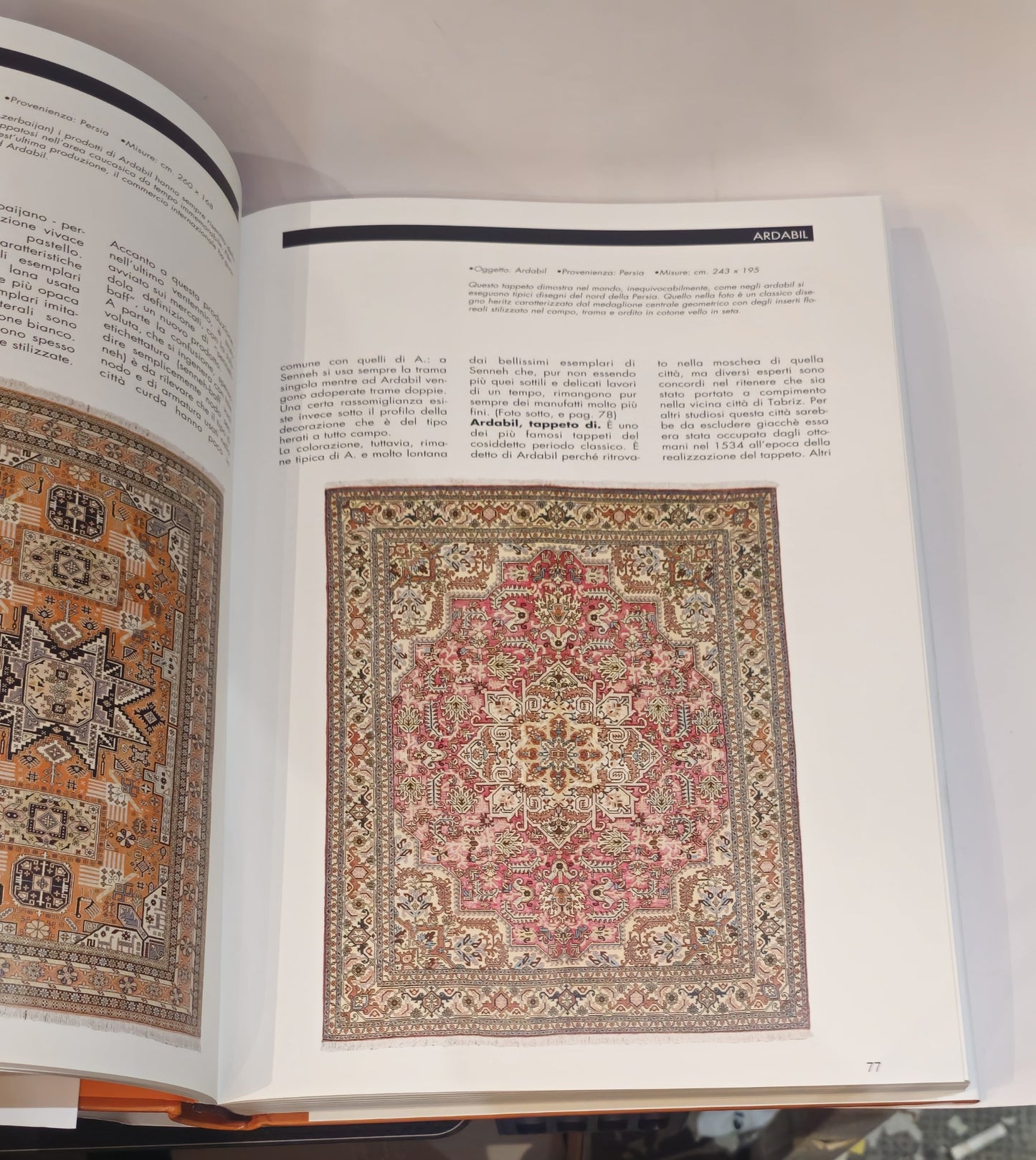 Dizionario enciclopedico del Tappeto Persiano