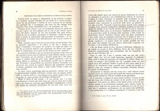 L'estetica Di Hegel Saggio Di Interpretazione Filosofica