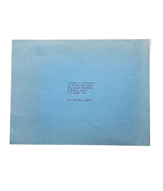 Emilio Villa – Alphabetum Coeleste – libro d'artista 1976 con lettera di Romana Loda