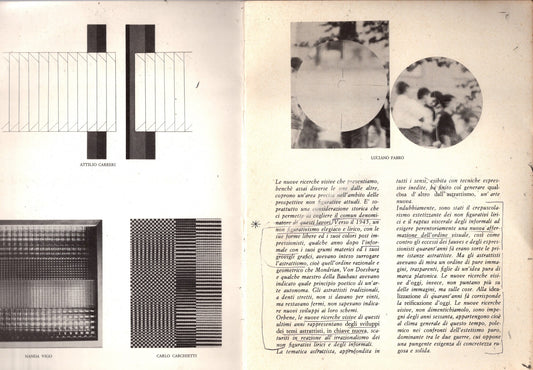 Nuove ricerche visive in Italia presentazione di Giorgio Kaisserlian