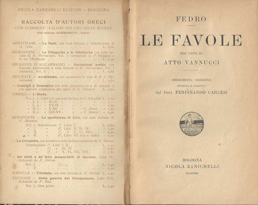 Fedro - Le favole