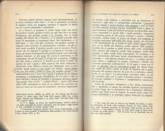Morale dei sentimenti e ricchezza delle nazioni Antologia del pensiero Smithiano di Adam Smith