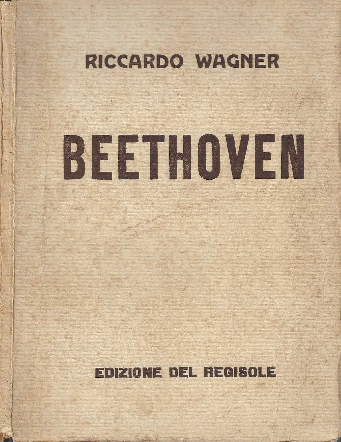 Beethoven di Riccardo Wagner