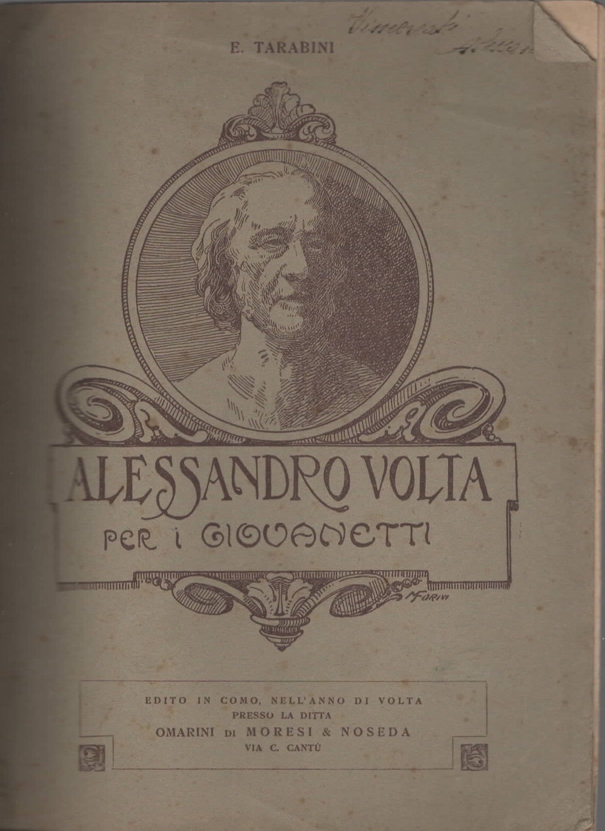 Erminia Tarabini Alessandro Volta per i Giovanetti