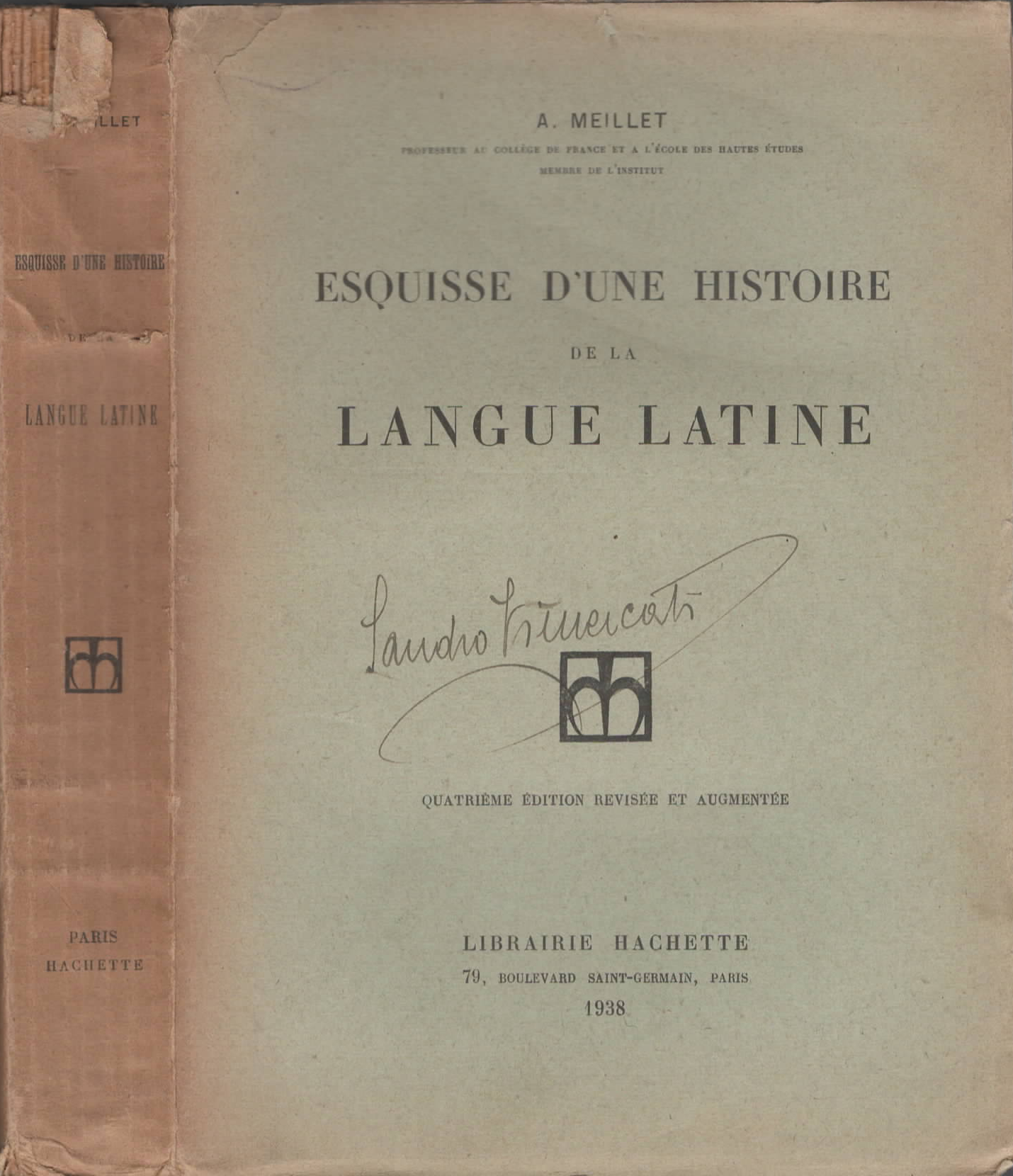Esquisse d'une histoire de la langue latine