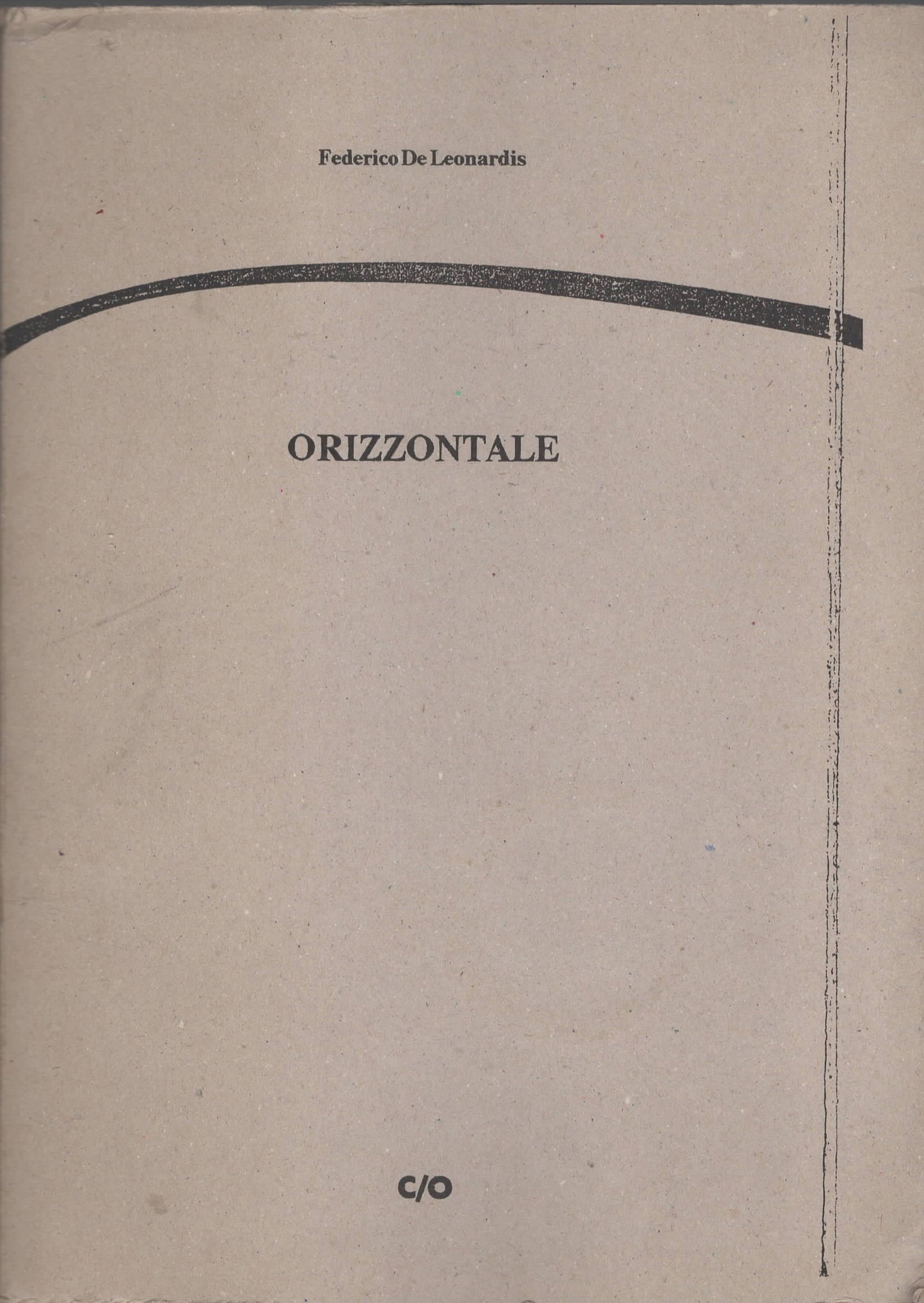 Orizzontale di Federico De Leonardis