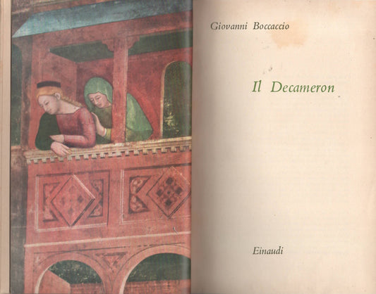 Il Decameron di Giovanni Boccaccio Millenni Einaudi 1950