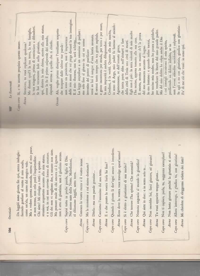 Orestiade di Eschilo - Einaudi 1960