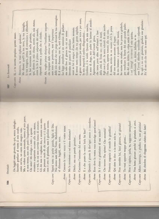 Orestiade di Eschilo - Einaudi 1960