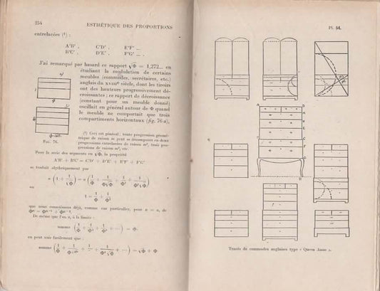 Esthétique des proportions dans la nature et dans les arts.