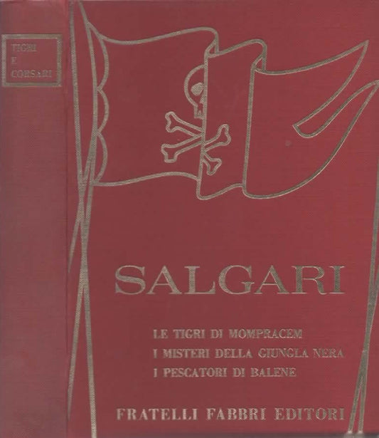 Salgari 3 volumi in custoia - Fabbri 1968