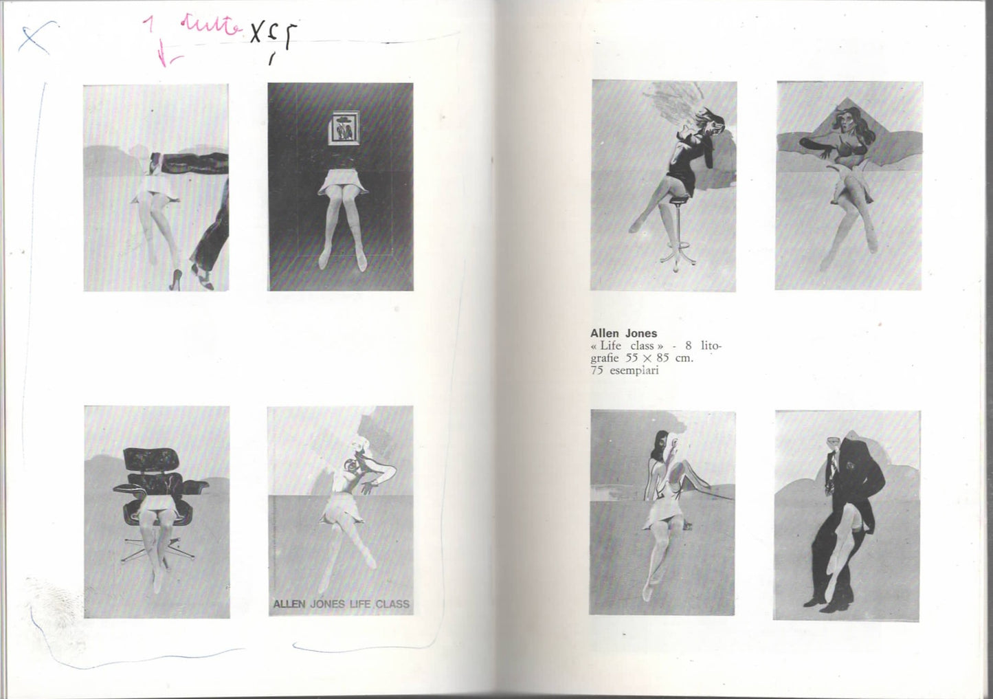 lotto 2 brochure "Arte moltiplicata" con manifesto