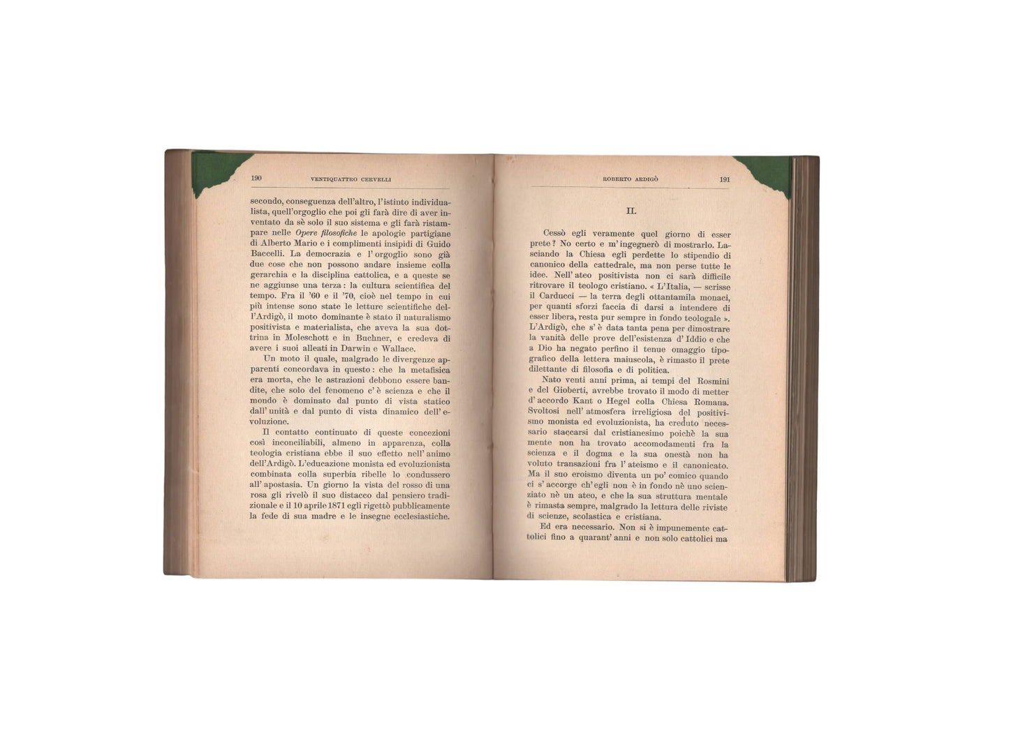 24 cervelli saggi non critici di Giovanni Papini