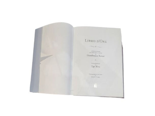 Libro D'Ore, Ugo Riva FMR ART'E' 2006. edizione numerata limitata