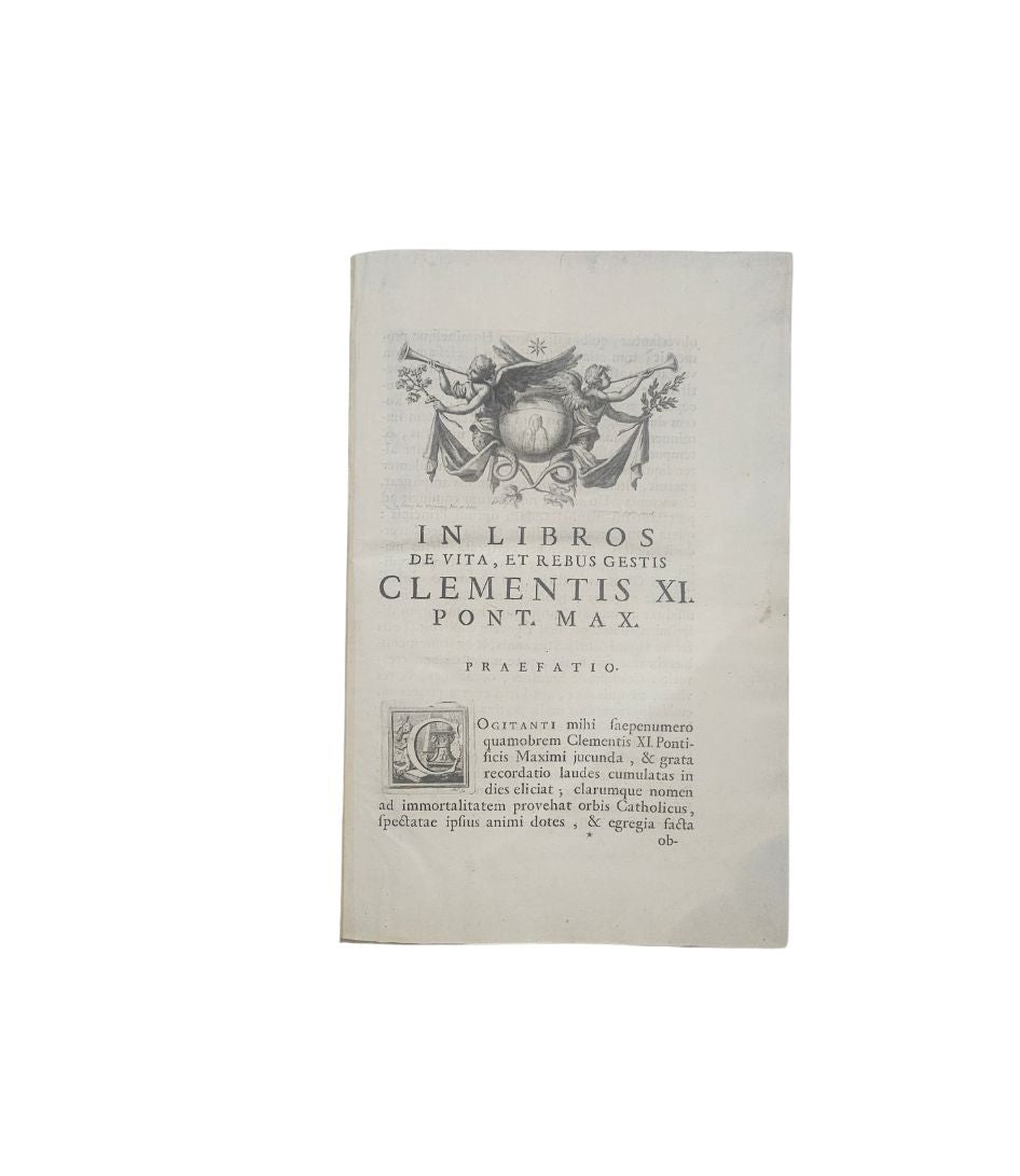 De vita et rebus gestis Clementis Undecimi Pontificis Maximi Libri sex
