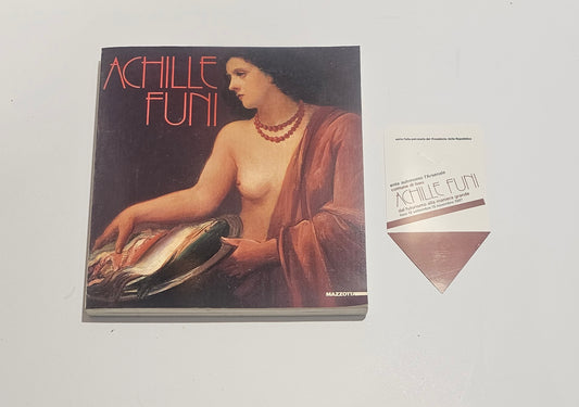 Catalogo mostra Achille Funi Mazzotta copertina libro arte segnalibro mostra