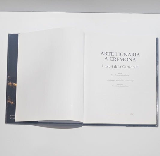 Frontespizio Arte lignea a Cremona libro arte sacra