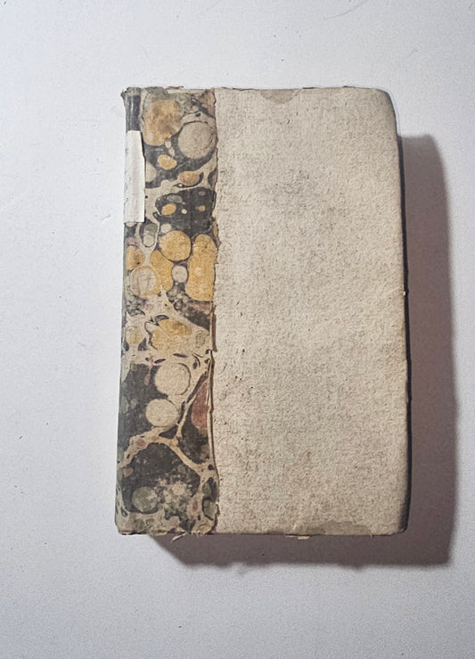 Copertina coeva del Bollettino delle Leggi della Repubblica Italiana io libro carmine