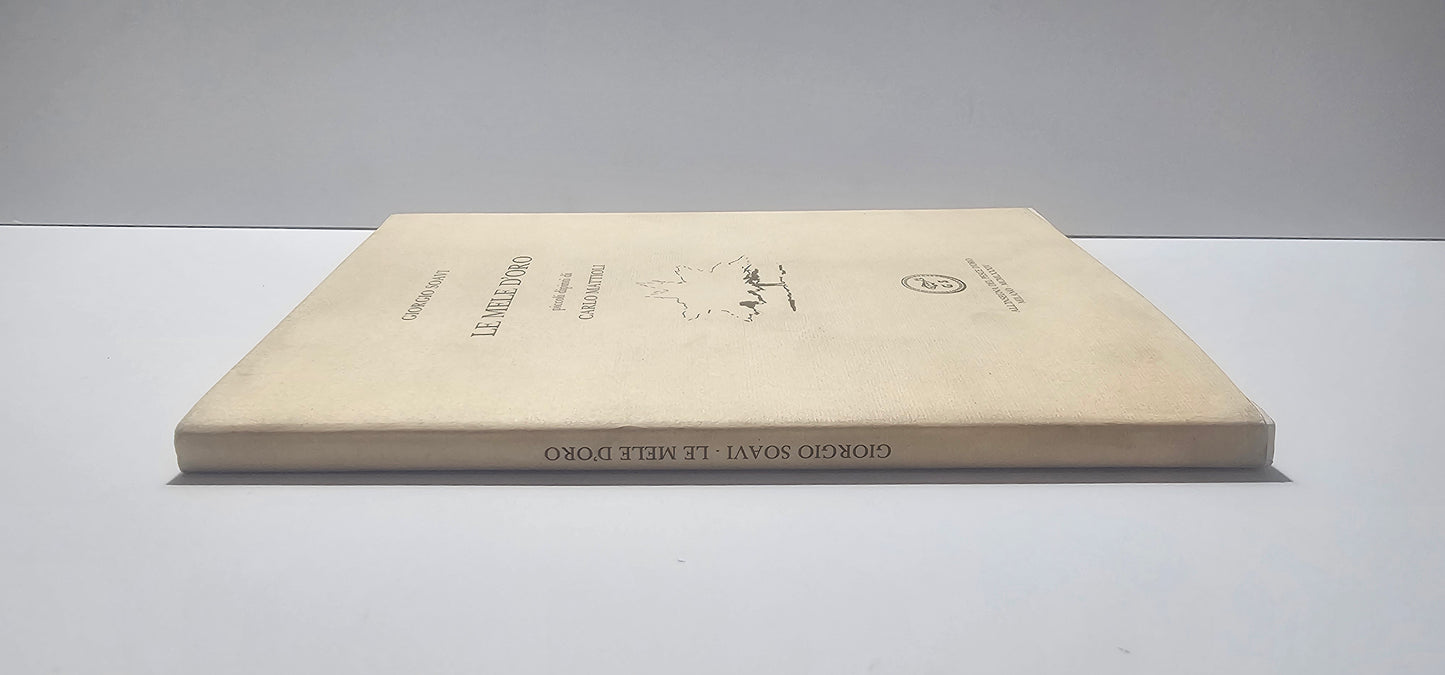Dorso libro Giorgio Soavi Le mele d oro Carlo Mattioli io libro carmine