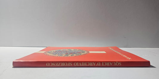 Dorso del volume Squarci d Archivio Sforzesco io libro carmine