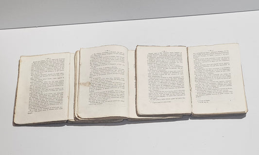 Pagine interne libro antico La congiura di Brescia
