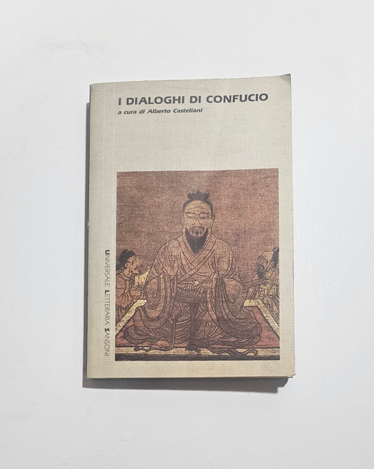 Copertina libro I Dialoghi di Confucio filosofia cinese Sansoni