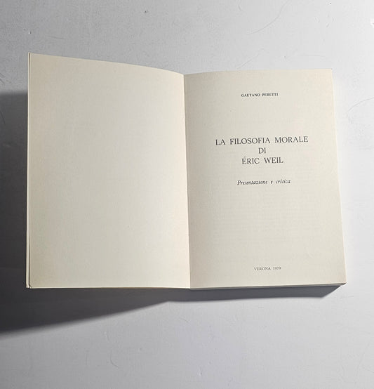 iolibrocarmine frontespizio Gaetano Peretti filosofia morale