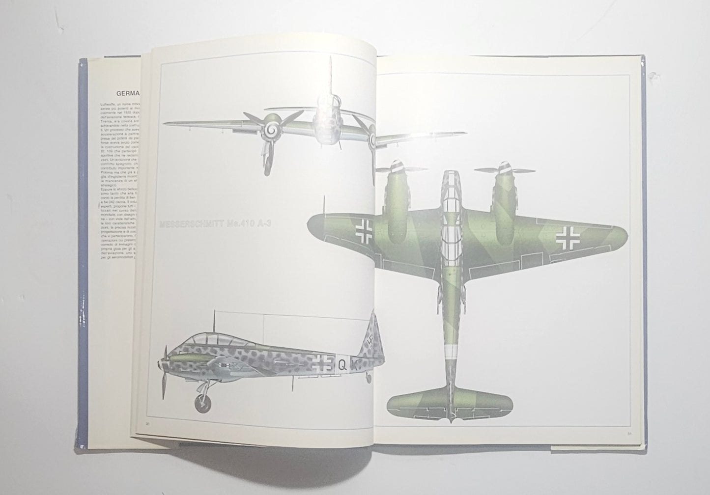 Frontespizio Germania tutti gli aerei da combattimento II Guerra Mondiale iolibrocarmine