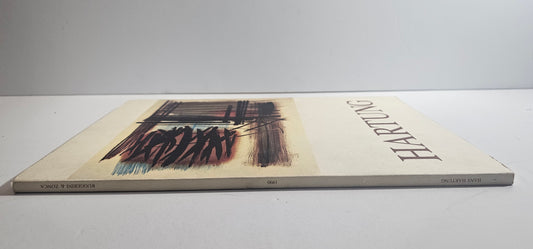 Dorso catalogo Hans Hartung arte informale Galleria Arte Contemporanea Brera