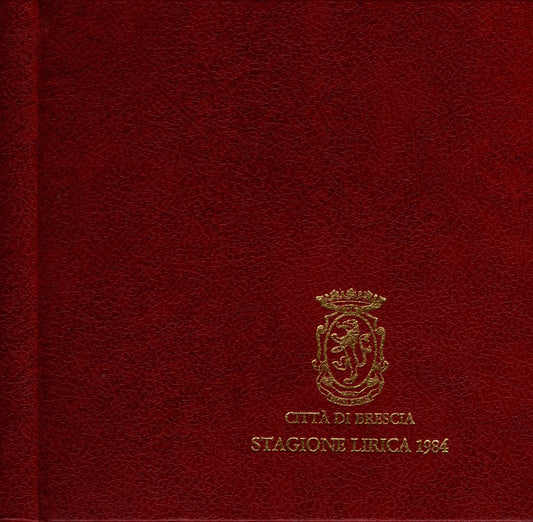 CITTA' DI BRESCIA STAGIONE LIRICA 1984