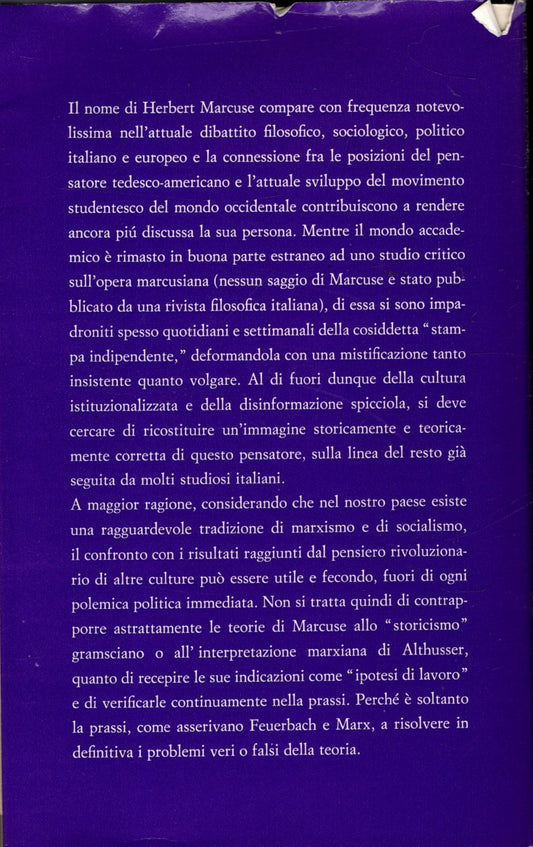 CRITICA DELLA SOCIETA' REPRESSIVA - MARCUSE