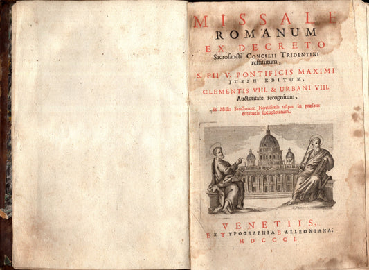 Missale Romanum Ex Decreto 1801