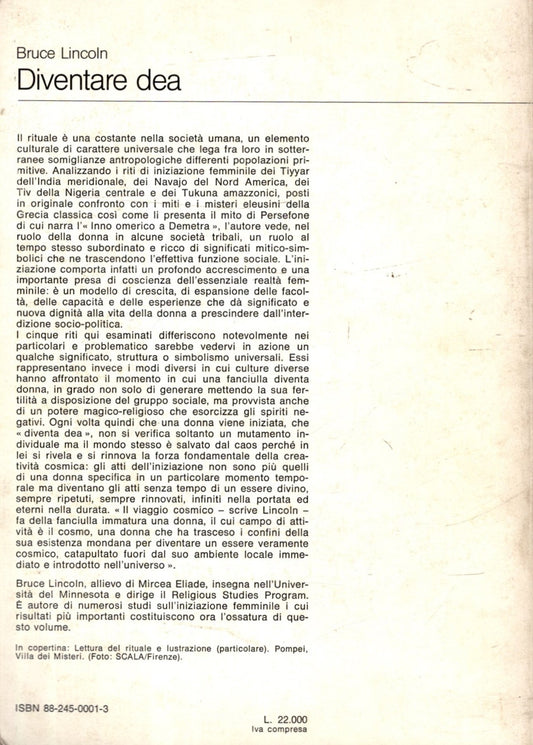 Diventare Dea - Bruce Lincoln