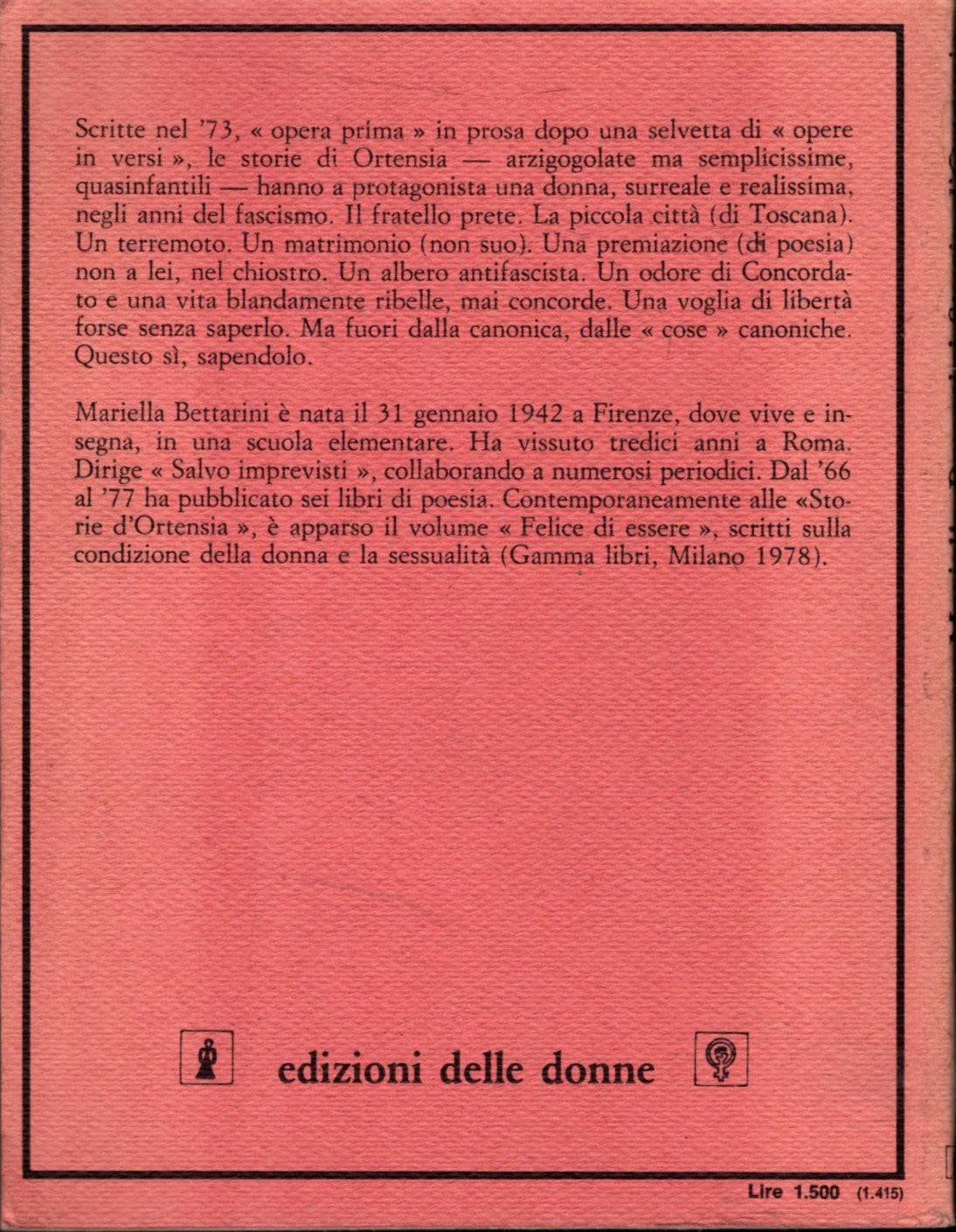 Storie d'Ortensia - Mariella Bettarini