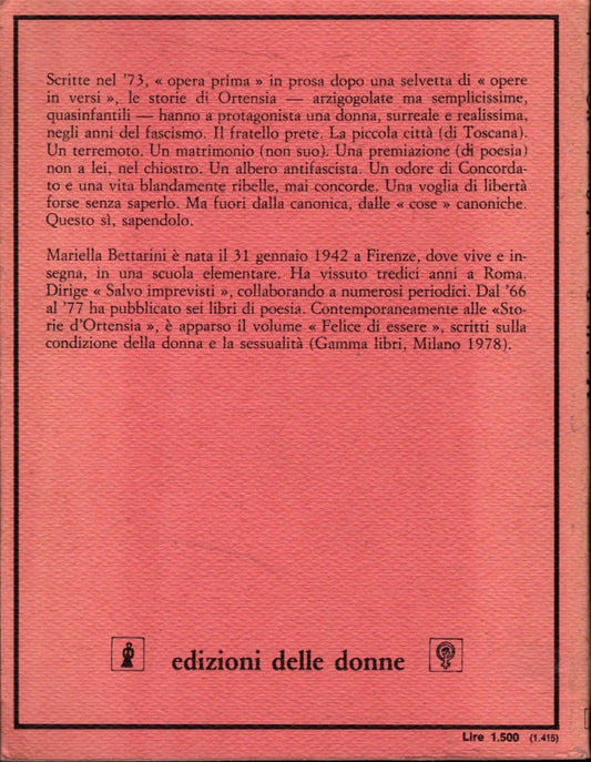 Storie d'Ortensia - Mariella Bettarini