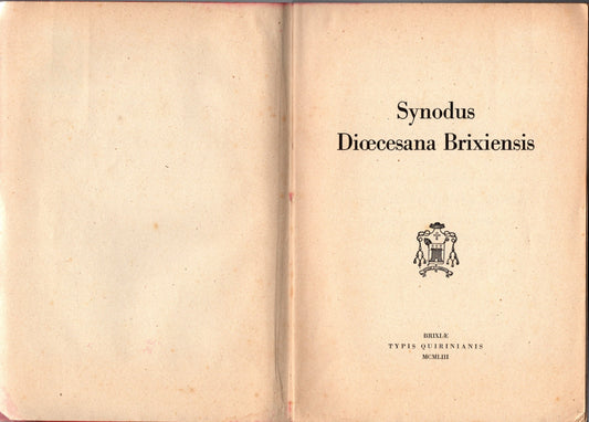 Synodus Dioecesana Brixiensis