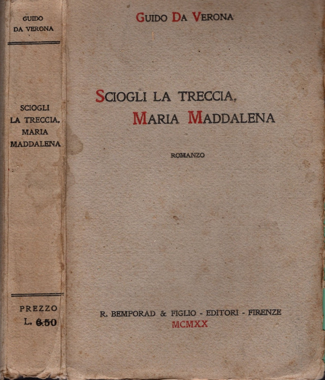Sciogli la treccia, Maria Maddalena di Guido Da Verona