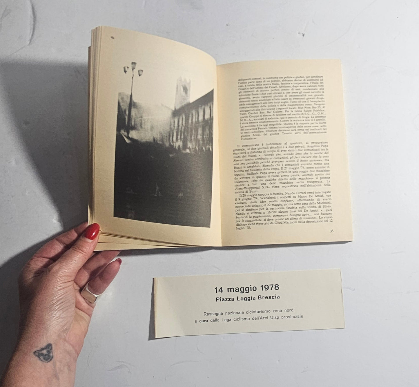 Interno volume Imputazione Strage documenti Piazza Loggia Brescia iolibrocarmine