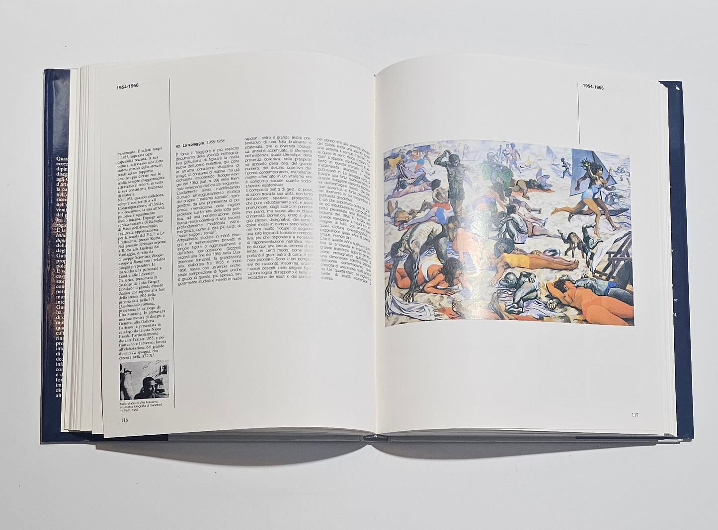 Pagine illustrate colori pittura Guttuso libro