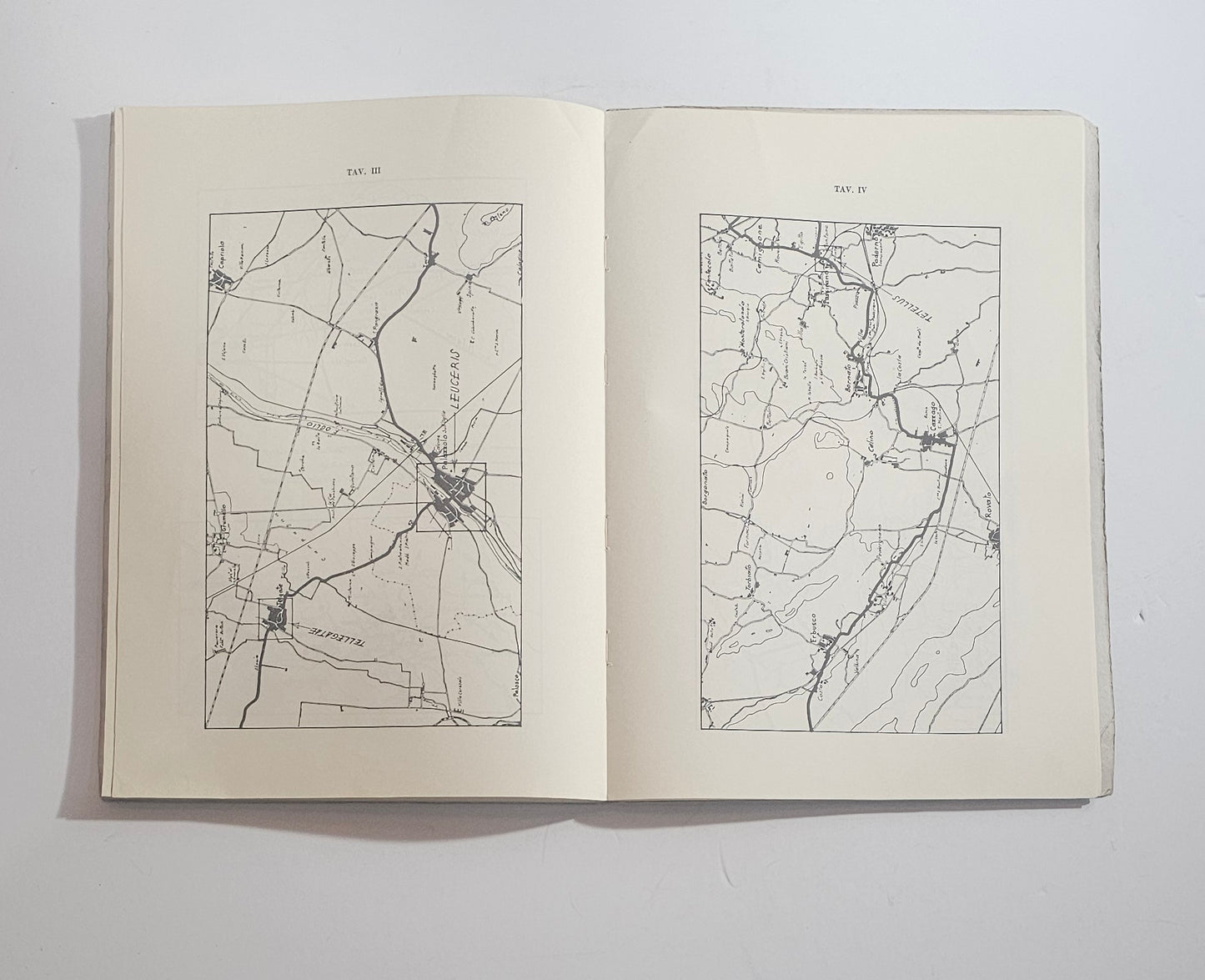 tavole mappe strada romana oglio mincio