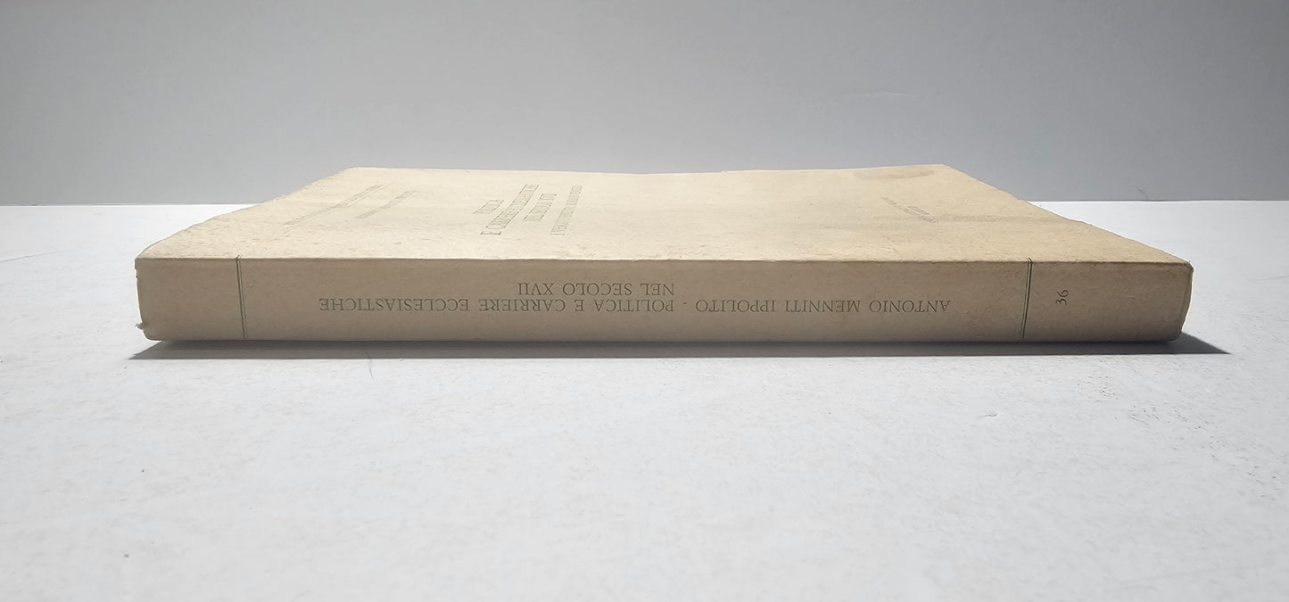 Costola volume Politica e Carriere Ecclesiastiche XVII secolo iolibrocarmine